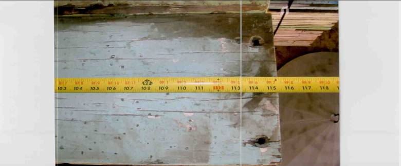 Redwood Planks Length / Note the Holes